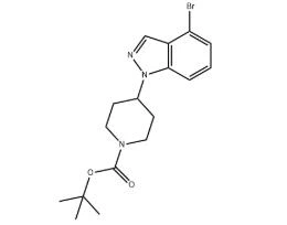 CAS#186409-45-0|TERT-бутил 4- (4-бромо-1Н-инндазол-1-ил) пиперидин-1-карбоксилат
